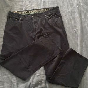 Straight leg khaki pants